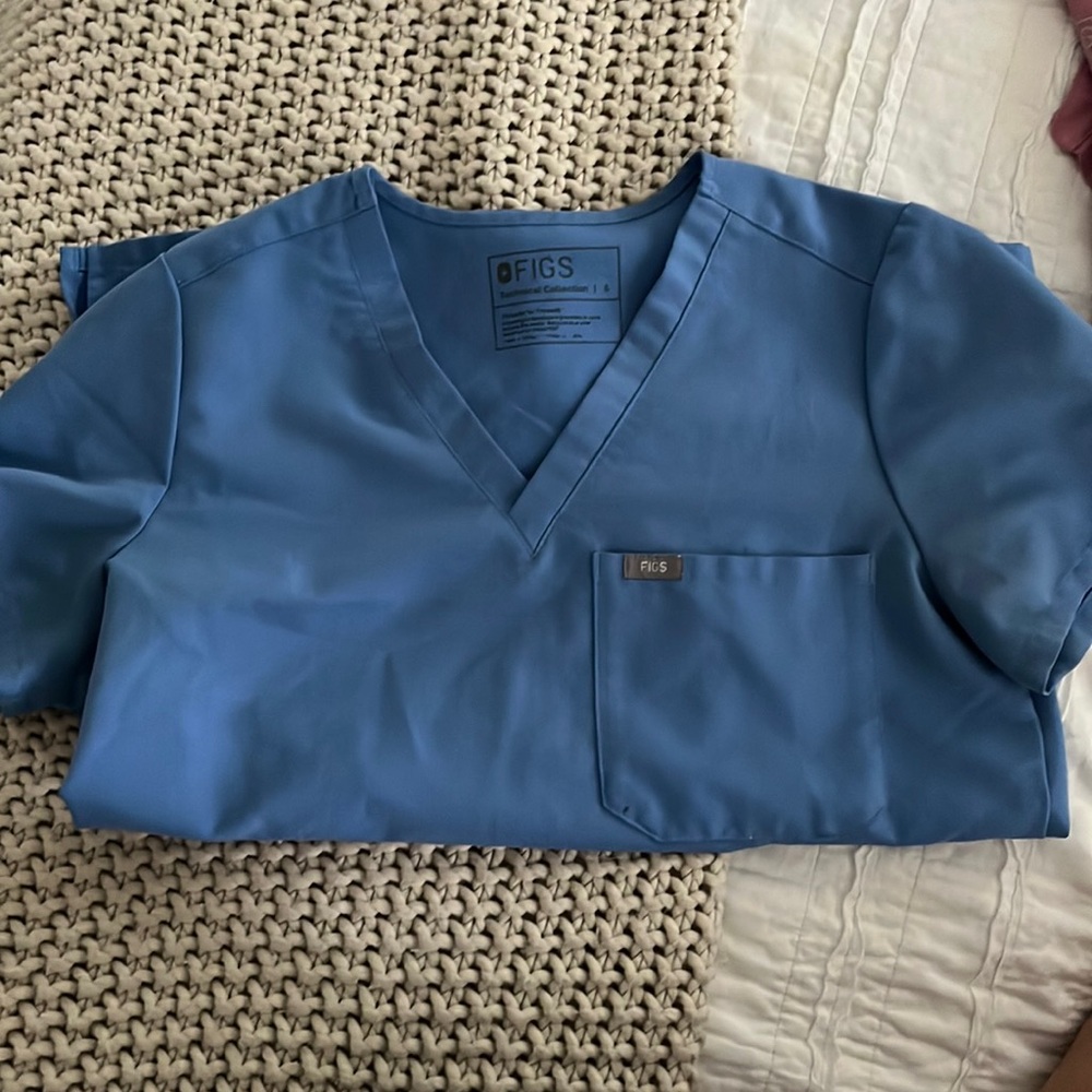 Figs Women's Top in Blue